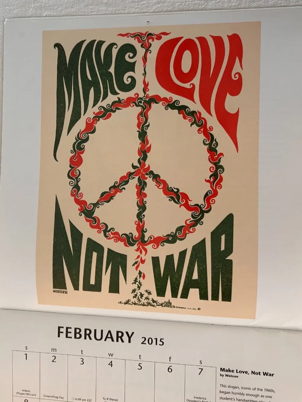 2015 Posters for Peace & Justice Calendar